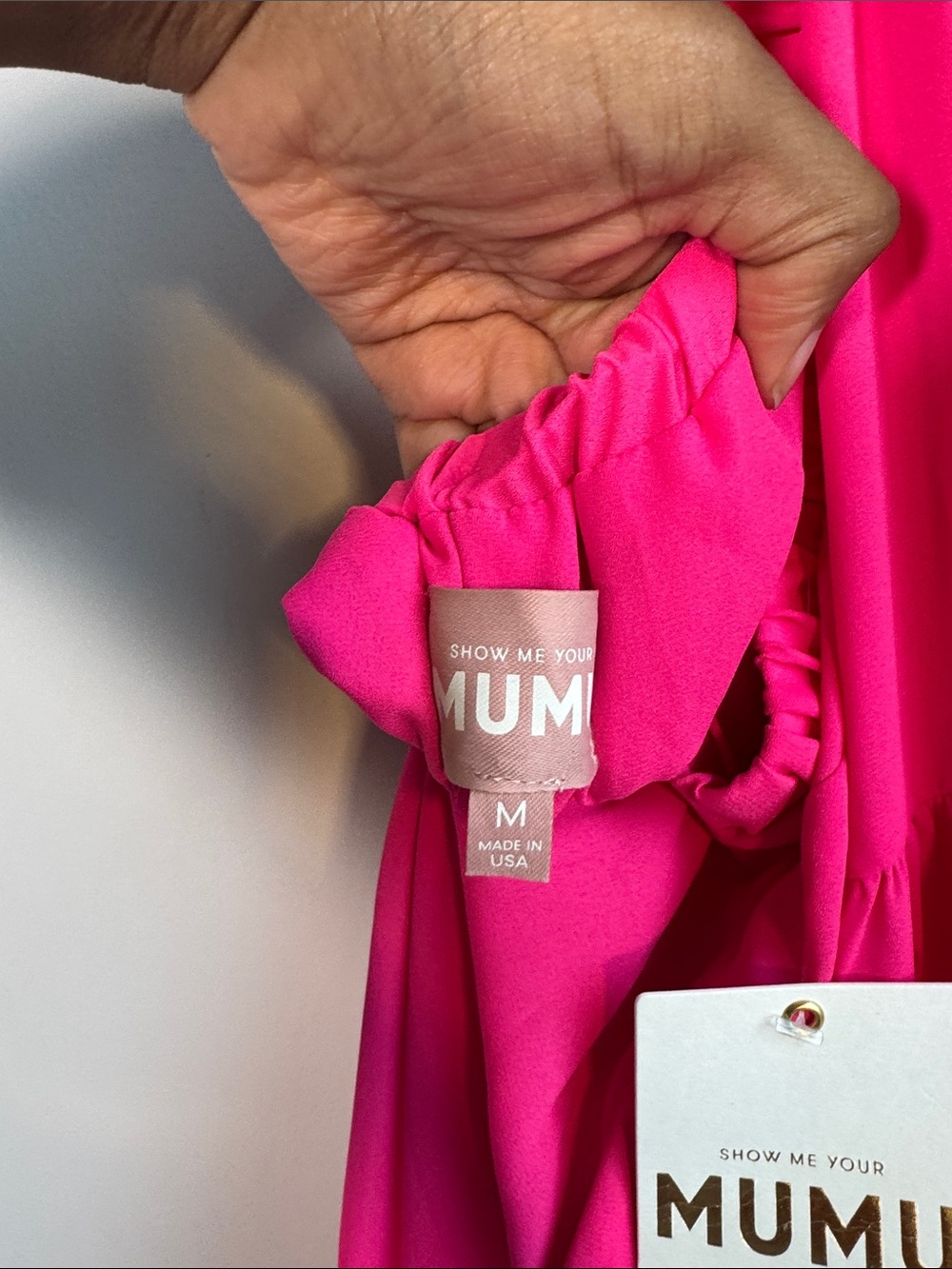 NWT Show Me Your Mumu Hallie Halter Dress in Hot Pink - M - Picture 6 of 8